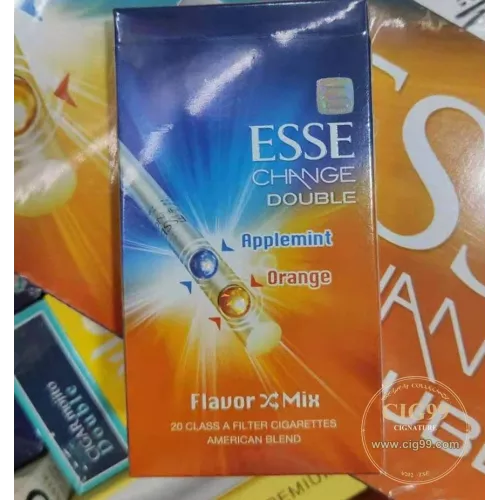 Esse Change Double Orange Flavor Korean Label Tobacco - Slim Pack