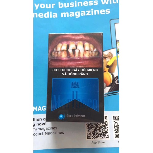 Marlboro Blue Popcorn Vietnamversjon Marlboro Blue Popcorn Vietnamversjon