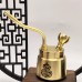 Brass Fu Character Hookah 4-in-1 Filter Water Pipe Detachable Washable Tobacco Pipe Men's Portable Smoking Accessory Wholesale