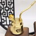 Brass Fu Character Hookah 4-in-1 Filter Water Pipe Detachable Washable Tobacco Pipe Men's Portable Smoking Accessory Wholesale