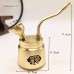 Brass Fu Character Hookah 4-in-1 Filter Water Pipe Detachable Washable Tobacco Pipe Men's Portable Smoking Accessory Wholesale
