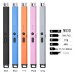 Briquet Électronique à Impulsions Rechargeable Type-C, Long Manche pour Bougies Parfumées, Baguette et Pistolet d’Allumage, Vente en Gros