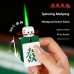 旋转潮玩骰子麻将火机绿焰强火防风充气打火机仿真送人礼物批发