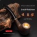 Groothandel authentieke massief houten filtertabakspijp 2025, complete gereedschapsset, bruyère & ebbenhout herenpijp, zakelijk cadeau