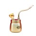 Brass Smoking Pipe Large Fu Character Hookah Creative Personalized Gift Cigarette Holder Portable Metal Craft Wholesale