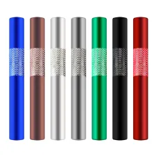 Creative Metal Snuff Bottle New Smoking Pipe Portable Straight Metal Tobacco Pipe Multi-Use Smoking Tube Wholesale