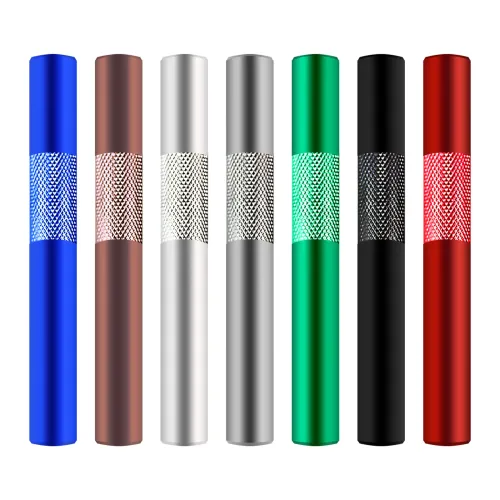 Creative Metal Snuff Bottle New Smoking Pipe Portable Straight Metal Tobacco Pipe Multi-Use Smoking Tube Wholesale