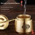 Mayorista: Cachimba Metálica con Carácter Fu, Pipa de Agua Portátil con Filtro, Set de Fumar de Cobre Vintage, Stock de Fábrica