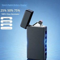 Engros Oppgradert Dobbeltbue-Lighter, Populær Elektrisk Sigarettenner, Tilpasset Logo, Gave til Kjæreste
