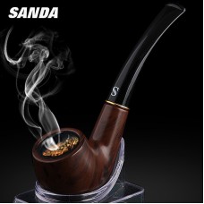 SANDA经典中小号胶木烟斗 SD-106 食品级放心咬嘴 清洗型烟丝斗