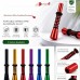 Nouvelle Pipe à Tabac à Ressort Portable Créative Mini Pipe en Alliage d'Aluminium Métal Droite Accessoires Fumeur Grossiste Fabricant