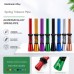 Nouvelle Pipe à Tabac à Ressort Portable Créative Mini Pipe en Alliage d'Aluminium Métal Droite Accessoires Fumeur Grossiste Fabricant