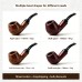 Grossiste pipes en résine, multiples styles imitation bois, pipes courbées et droites, détachables double usage, dropshipping
