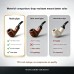 Grossiste pipes en résine, multiples styles imitation bois, pipes courbées et droites, détachables double usage, dropshipping