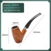 Grossiste pipes en résine, multiples styles imitation bois, pipes courbées et droites, détachables double usage, dropshipping