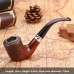 Grossiste pipes en résine, multiples styles imitation bois, pipes courbées et droites, détachables double usage, dropshipping