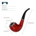 Grossiste pipes en résine, multiples styles imitation bois, pipes courbées et droites, détachables double usage, dropshipping