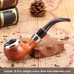 Grossiste pipes en résine, multiples styles imitation bois, pipes courbées et droites, détachables double usage, dropshipping