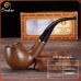 Grossiste pipes en résine, multiples styles imitation bois, pipes courbées et droites, détachables double usage, dropshipping
