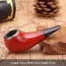 Grossiste pipes en résine, multiples styles imitation bois, pipes courbées et droites, détachables double usage, dropshipping