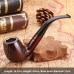 Grossiste pipes en résine, multiples styles imitation bois, pipes courbées et droites, détachables double usage, dropshipping