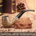 Grossiste pipes en résine, multiples styles imitation bois, pipes courbées et droites, détachables double usage, dropshipping