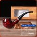 Grossiste pipes en résine, multiples styles imitation bois, pipes courbées et droites, détachables double usage, dropshipping