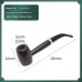 Grossiste pipes en résine, multiples styles imitation bois, pipes courbées et droites, détachables double usage, dropshipping