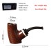 Grossiste pipes en résine, multiples styles imitation bois, pipes courbées et droites, détachables double usage, dropshipping