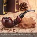 Grossiste pipes en résine, multiples styles imitation bois, pipes courbées et droites, détachables double usage, dropshipping