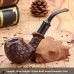 Grossiste pipes en résine, multiples styles imitation bois, pipes courbées et droites, détachables double usage, dropshipping