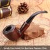 Grossiste pipes en résine, multiples styles imitation bois, pipes courbées et droites, détachables double usage, dropshipping