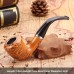 Grossiste pipes en résine, multiples styles imitation bois, pipes courbées et droites, détachables double usage, dropshipping