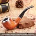 Grossiste pipes en résine, multiples styles imitation bois, pipes courbées et droites, détachables double usage, dropshipping