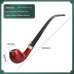 Grossiste pipes en résine, multiples styles imitation bois, pipes courbées et droites, détachables double usage, dropshipping