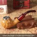 Grossiste pipes en résine, multiples styles imitation bois, pipes courbées et droites, détachables double usage, dropshipping