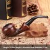 Grossiste pipes en résine, multiples styles imitation bois, pipes courbées et droites, détachables double usage, dropshipping