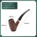 Grossiste pipes en résine, multiples styles imitation bois, pipes courbées et droites, détachables double usage, dropshipping