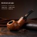Grossiste pipes en résine, multiples styles imitation bois, pipes courbées et droites, détachables double usage, dropshipping