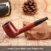 Grossiste pipes en résine, multiples styles imitation bois, pipes courbées et droites, détachables double usage, dropshipping