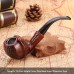 Grossiste pipes en résine, multiples styles imitation bois, pipes courbées et droites, détachables double usage, dropshipping