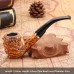 Grossiste pipes en résine, multiples styles imitation bois, pipes courbées et droites, détachables double usage, dropshipping
