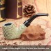 Grossiste pipes en résine, multiples styles imitation bois, pipes courbées et droites, détachables double usage, dropshipping