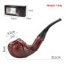 Grossiste pipes en résine, multiples styles imitation bois, pipes courbées et droites, détachables double usage, dropshipping