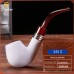 Grossiste pipes en résine, multiples styles imitation bois, pipes courbées et droites, détachables double usage, dropshipping