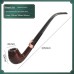 Grossiste pipes en résine, multiples styles imitation bois, pipes courbées et droites, détachables double usage, dropshipping