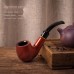 Grossiste pipes en résine, multiples styles imitation bois, pipes courbées et droites, détachables double usage, dropshipping