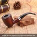 Grossiste pipes en résine, multiples styles imitation bois, pipes courbées et droites, détachables double usage, dropshipping