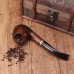 Großhandel alte handgefertigte Ebenholz-Tabakpfeife, 9-mm-Filter-Mundstück, gewachstes Naturholz, Hersteller