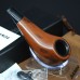 Factory Direct Sanda Cyclic Cleaning Bakelite Bent Tobacco Pipe, Handcrafted Smoking Accessory, 9mm Filter, Entry-Level